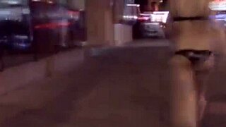 Blonde Couple Flashes Public BJ Orgasmic Hotel Sex