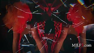 stepmom jumps multiverse for threesome ride on stepdaughter's bad choices with big tits