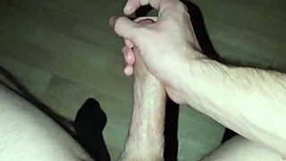 oh man, my solo masturbation builds to this huge throbbing cum explosion... feels so good!