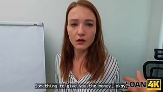 Loan4k Cute Flexible European Fills All Holes In Office Casting Fuck Interview Hardcore Reality
