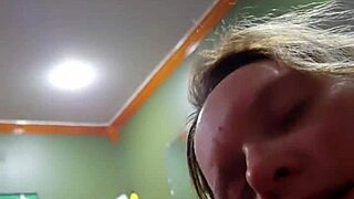 Husband Delivers Intense Quick Suck Fuck Creampie to Milf Wife