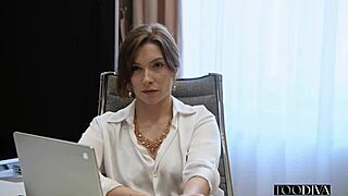 Lesbian neighbor tries big cock sucking first time