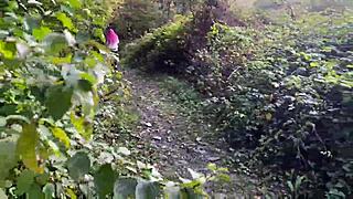 Forest rough sex spanks teen pussy hard cums in mouth she squirts