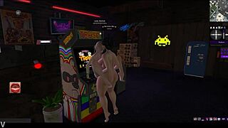 shemale pounds horny women hard in second life orgy??