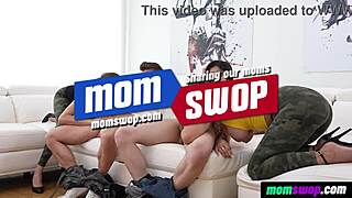 MomsWop Intense Morning Workout Bareback Orgy With Single Moms!