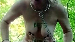 Hey, slave meets slut deep in the forest 2025