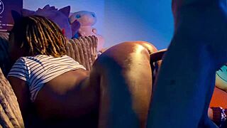 3am ebony babe creampied by monster bbc