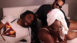 Double barrel blowjobs from mommy and teen in compilation