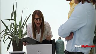 Join the mmf threesome payback with your hot milf boss?