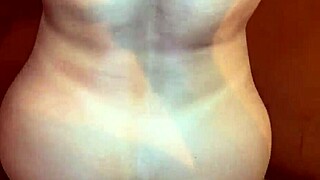 grabbing my friend's wife for first wet lingerie slap fuck??