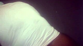 ebony stepmommy spreads shaved big ass pussy for bbc fuck