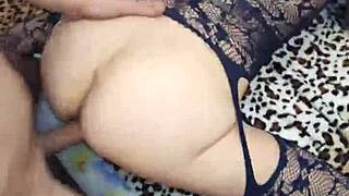 behind the scenes amateur homemade anal in lingerie and stockings