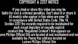 I crave lauren phillips' big clit dildo pussy pounding