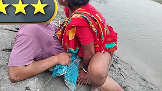 bangladeshi couple roleplays boyfriend fucking tight pussy outdoors with friends