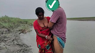 bangladeshi couple roleplays boyfriend fucking tight pussy outdoors with friends