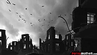 hey stepmommy did world war iii make you wet for stepson's creampie