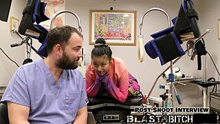 Raya Nguyen Gags On Dick While Doctor Fingers Her Pussy In Hospital POV!