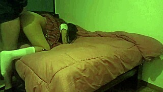 Groping big-assed student's tight cheeks after class