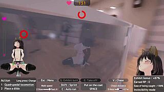 Exhibitionist Slut Masturbates In Store Humiliating Herself For All