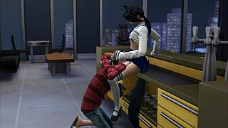 sims 4 sim licks pussy in intense cunnilingus scene?
