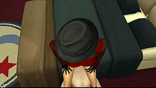 female freddy krueger chases young stud on sex street for interracial fun