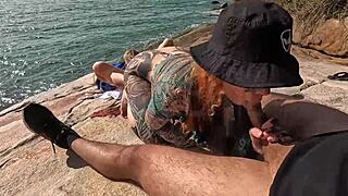 fresh 18+ brazilians skinny tattooed beach sluts deepthroat publicly right after turning legal