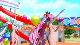 Hatsune Miku's colorful nude mod shines bright 🎤🌈