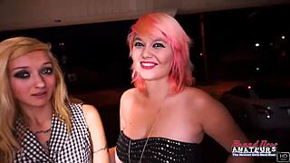 jackie inked blonde teams trinity for exotic double bj heat?