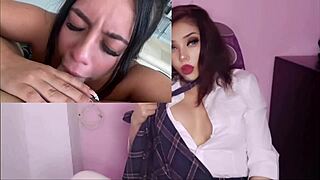 horny latina big tits fucks stepbrother