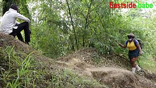 Why's She Screaming Wild From Bush Track BBC Pounding?