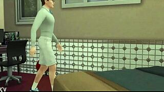 female freddy krueger chases young stud on sex street for interracial fun