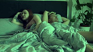 redhead stepmom sneaks in my bed craving dick 😈 rides rough cowgirl cum covered! 🔥