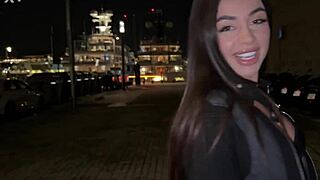 martina smeraldi squirts on yeri blue's long cock in rough pov quickie