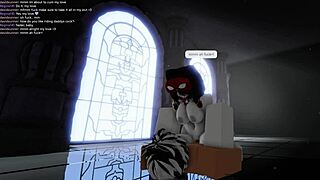 Spider-girl drenched in daddy's sticky cum load