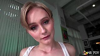 Hung Stud Blasts Cum Juices All Over Alicia Williams Shaved Ass