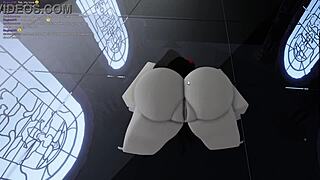 Spider-girl drenched in daddy's sticky cum load