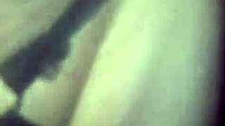 Fishnet G-String Hottie Poses Naked in Wood Outdoors