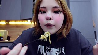 furiyssh chubby cutie does fat amateur mukbang