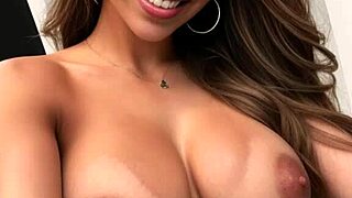 thalía's natural tits bounce as sexy latina milf moans loud babe