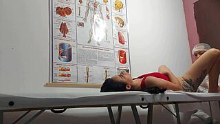 ginecologista fingers tight cu then barebacks juicy paciente pussy and ass rough