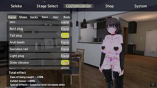 Exhibitionist Slut Masturbates In Store Humiliating Herself For All