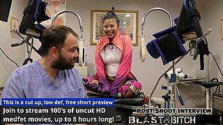 Raya Nguyen Gags On Dick While Doctor Fingers Her Pussy In Hospital POV!