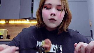 furiyssh chubby cutie does fat amateur mukbang