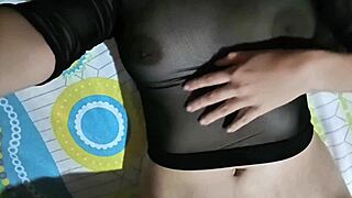 Colombian Babysitter Masturbates For Boss Raise