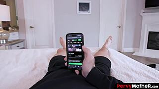 pervy ginger milf mommy fucks stepson doggystyle cowgirl warming up...