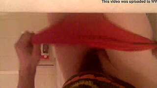 hairy girl masturbates wet pussy on toilet solo closeup