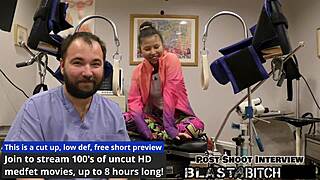 Raya Nguyen Gags On Dick While Doctor Fingers Her Pussy In Hospital POV!