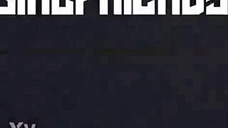 trippi roses begs for cum as goth girlfriend gets roughly dominated