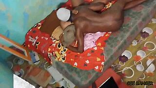 Ebony Amateur Bent Over Big Black Cock Outdoor Fuck