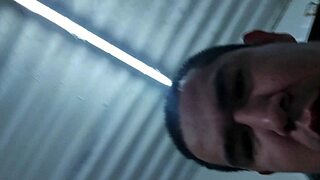 Woke up my virgin stepdaughter since wife left early for work